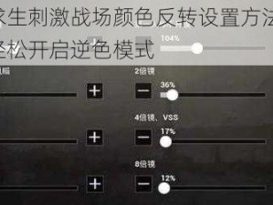 绝地求生刺激战场颜色反转设置方法详解：如何轻松开启逆色模式