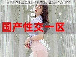 国产系列视频二区：精彩不断，让你一次看个够