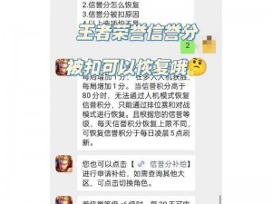 王者荣耀信誉等级详解：如何查看与理解信誉等级系统？