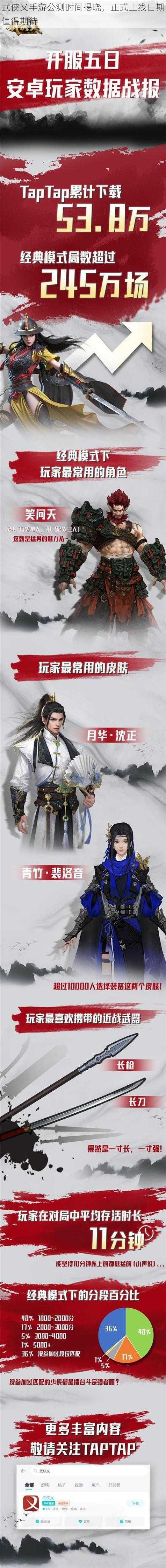 武侠乂手游公测时间揭晓，正式上线日期值得期待