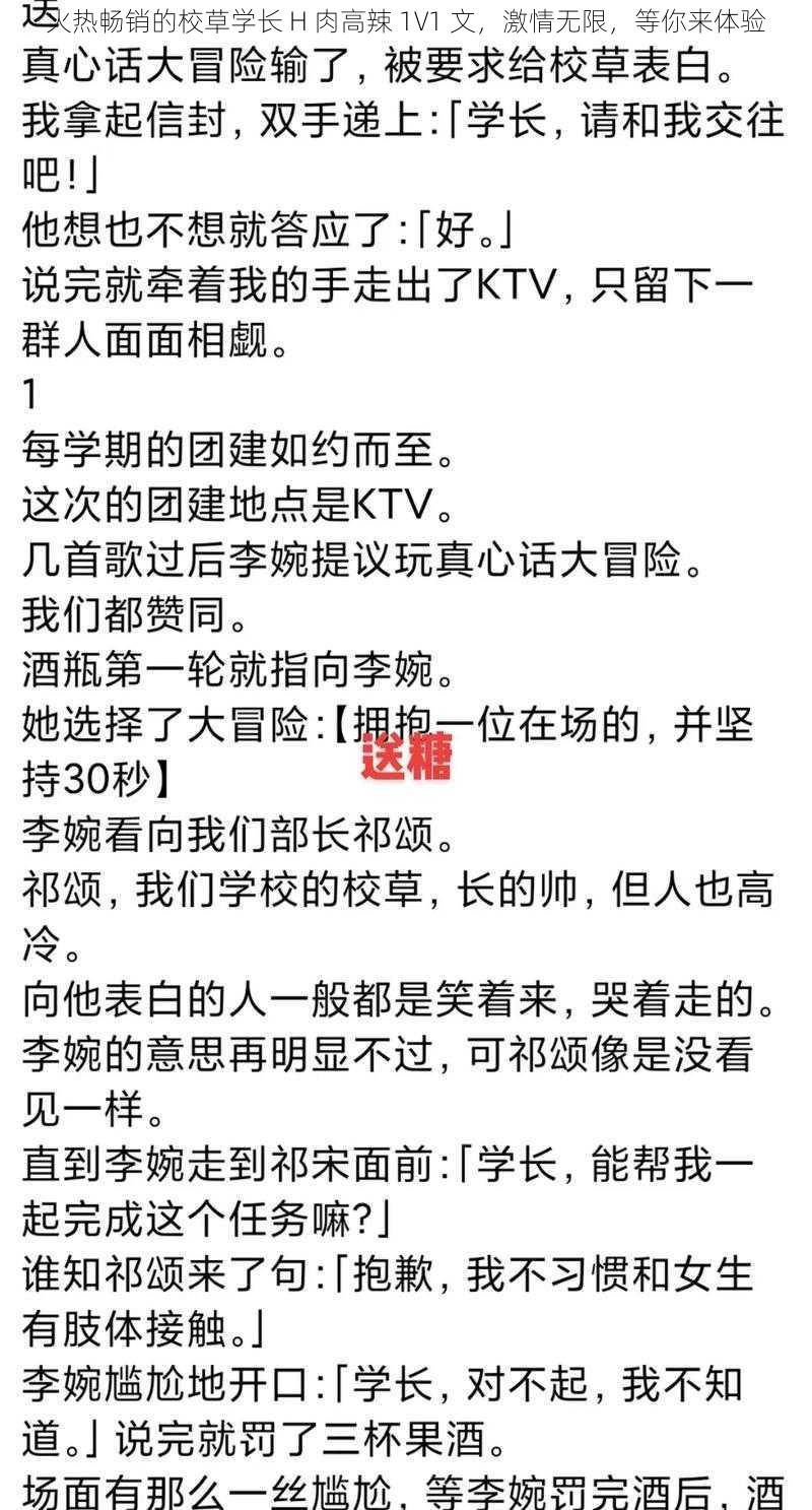 火热畅销的校草学长 H 肉高辣 1V1 文，激情无限，等你来体验