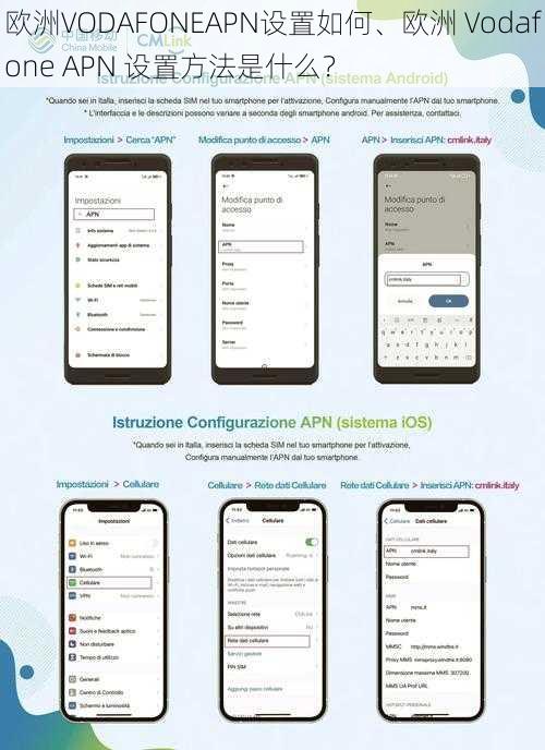 欧洲VODAFONEAPN设置如何、欧洲 Vodafone APN 设置方法是什么？