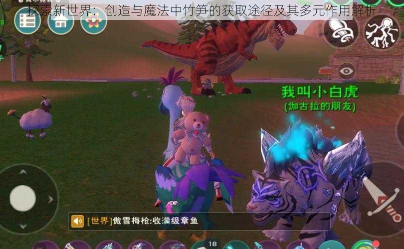 探索新世界：创造与魔法中竹笋的获取途径及其多元作用解析