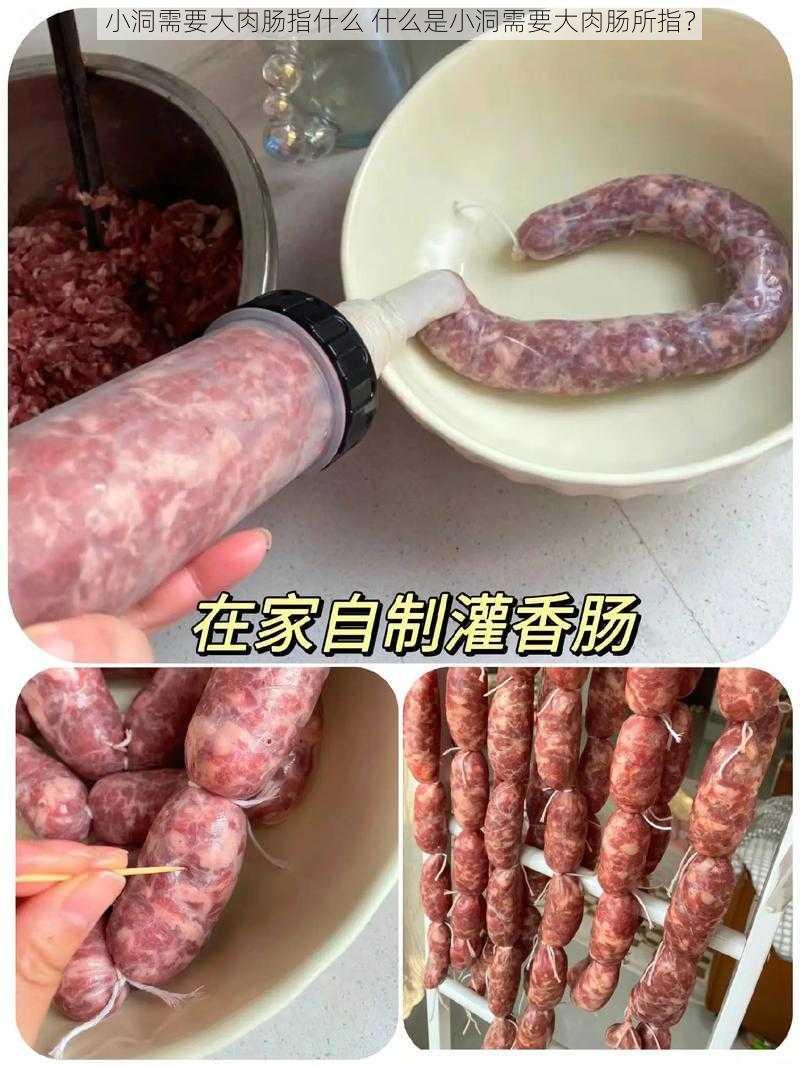 小洞需要大肉肠指什么 什么是小洞需要大肉肠所指？