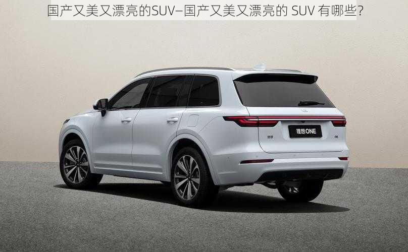 国产又美又漂亮的SUV—国产又美又漂亮的 SUV 有哪些？