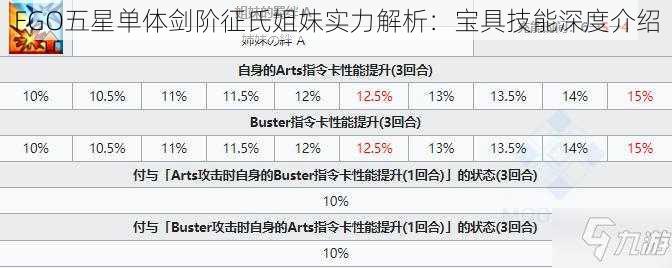 FGO五星单体剑阶征氏姐妹实力解析：宝具技能深度介绍