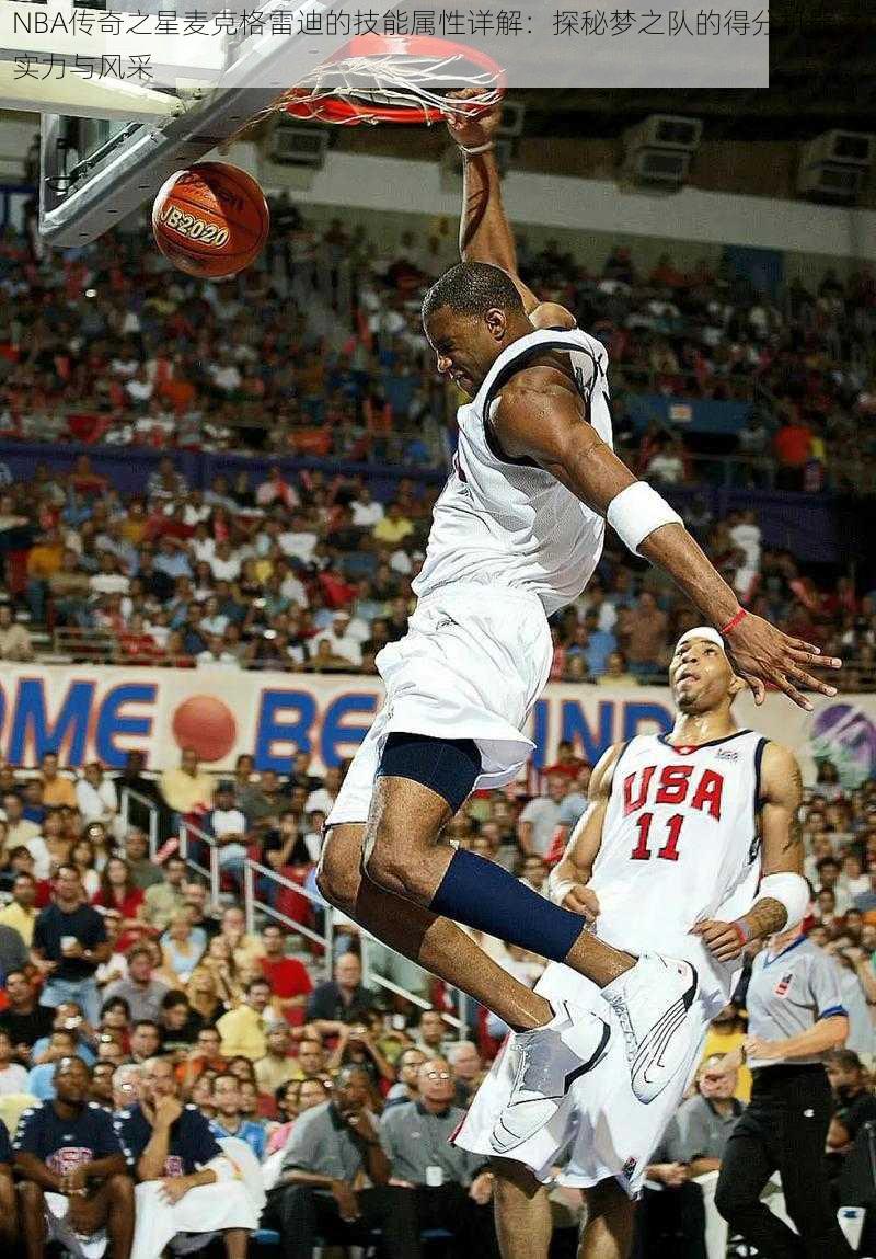 NBA传奇之星麦克格雷迪的技能属性详解：探秘梦之队的得分机器之实力与风采