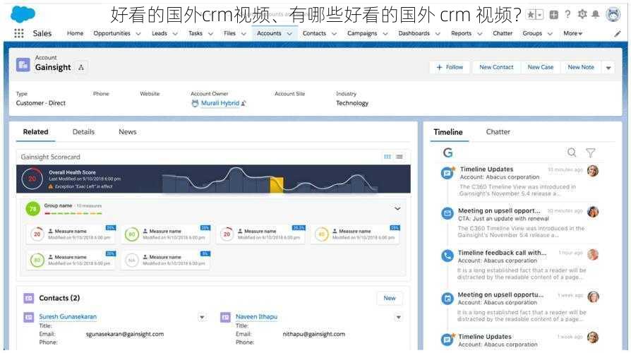 好看的国外crm视频、有哪些好看的国外 crm 视频？