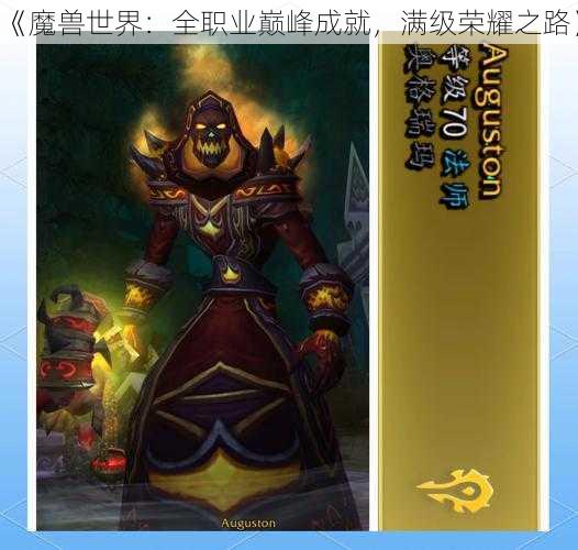 《魔兽世界：全职业巅峰成就，满级荣耀之路》