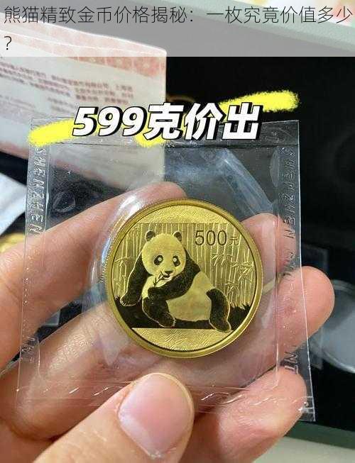 熊猫精致金币价格揭秘：一枚究竟价值多少？