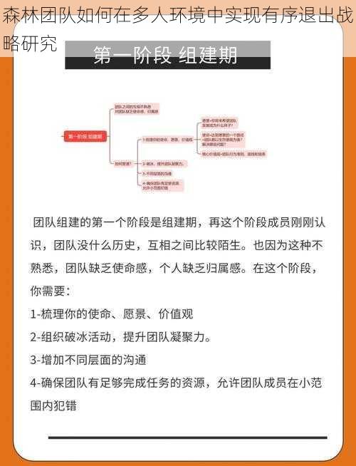 森林团队如何在多人环境中实现有序退出战略研究